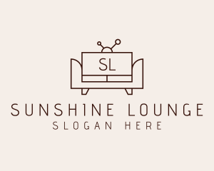 Television Sofa Furnishing logo design