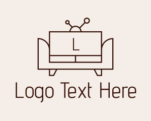 Television - Television Sofa Furnishing logo design