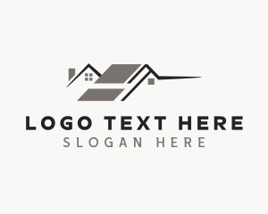 Renovation - Roofing Town House logo design