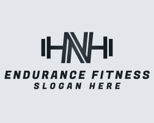 Endurance - Fitness Gym Letter N logo design