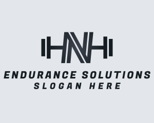 Endurance - Fitness Gym Letter N logo design