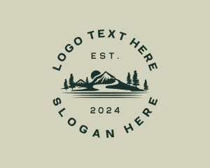 Outdoor - Rural Mountain Valley logo design