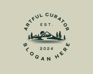 Rural Mountain Valley logo design