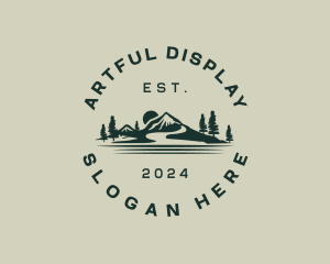 Rural Mountain Valley logo design