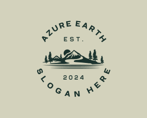 Rural Mountain Valley logo design