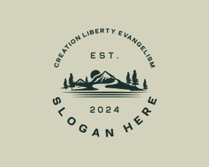 Rural Mountain Valley logo design