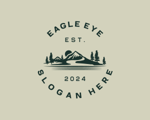 Rural Mountain Valley logo design