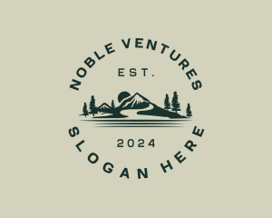 Rural Mountain Valley logo design