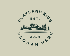 Rural Mountain Valley logo design