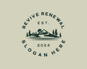 Rural Mountain Valley logo design