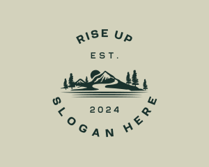 Rural Mountain Valley logo design