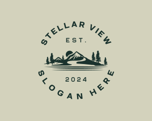 Rural Mountain Valley logo design