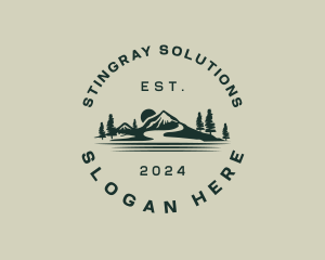 Rural Mountain Valley logo design