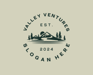 Valley - Rural Mountain Valley logo design