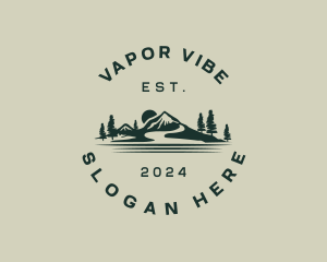 Rural Mountain Valley logo design