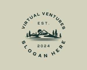 Rural Mountain Valley logo design