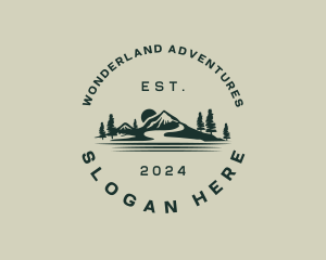 Rural Mountain Valley logo design