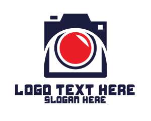 Videography - Modern Recording Camera logo design