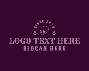 Horror - Creepy Gothic Wordmark logo design