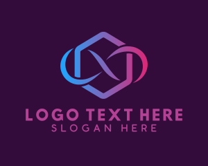 Lab - Generic Hexagon Infinity logo design