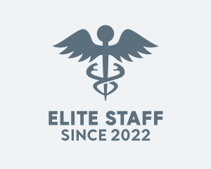 Staff - Caduceus Staff Pharmacy logo design
