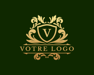 Wealth - Royal Shield Ornate Crest logo design