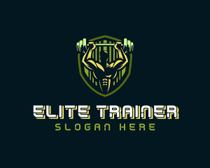 Fitness Trainer Gym logo design