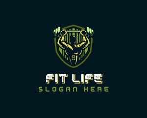 Fitness Trainer Gym logo design