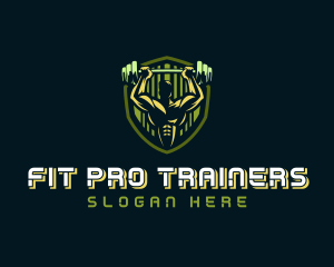 Fitness Trainer Gym logo design