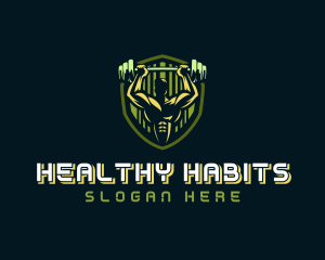 Fitness Trainer Gym logo design