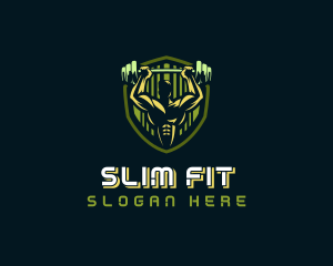 Fitness Trainer Gym logo design