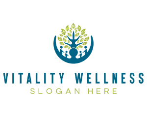 Family Wellness Tree logo design