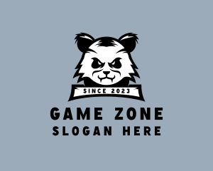 Tough Panda Animal logo design