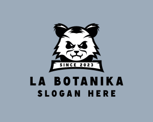 Angry - Tough Panda Animal logo design