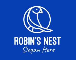 Robin - Minimalist Robin Bird logo design