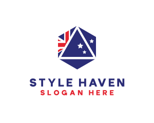 Veteran - Hexagon Australia Badge logo design