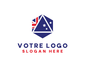 Citizen - Hexagon Australia Badge logo design