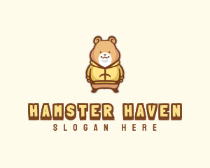 Hamster Pet Jacket Clothing logo design