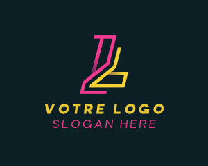 Letter L - Logistics Delivery App logo design