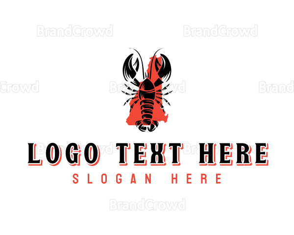 Seafood Lobster New Hampshire Logo