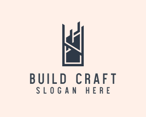 City Skyscraper Building logo design