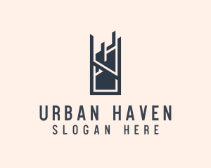 City Skyscraper Building logo design