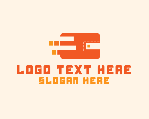 Digital-entertainment - Orange Digital Wallet logo design