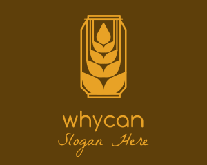 Wheat Beer Stalk Logo