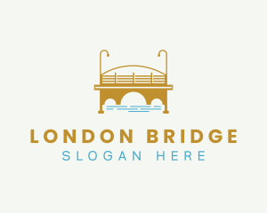 Travel Bridge Infrastructure logo design