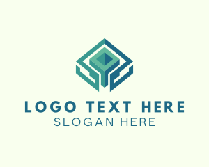 Information - Digital Cube Technology logo design