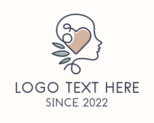 Psychiatry - Medical Psychologist Leaf logo design
