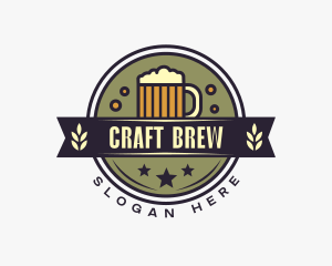 Liquor Beer Mug logo design