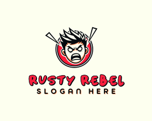 Mad Rebel Boy logo design