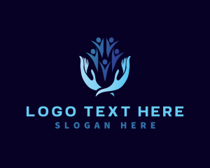 Organization - Hand Volunteer Community logo design